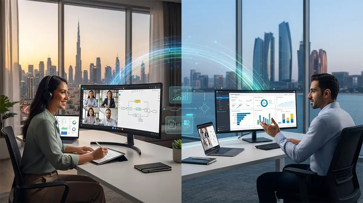 Enhancing Remote and Hybrid Team Productivity Through Advanced Collaboration Tools in Dubai and Abu Dhabi