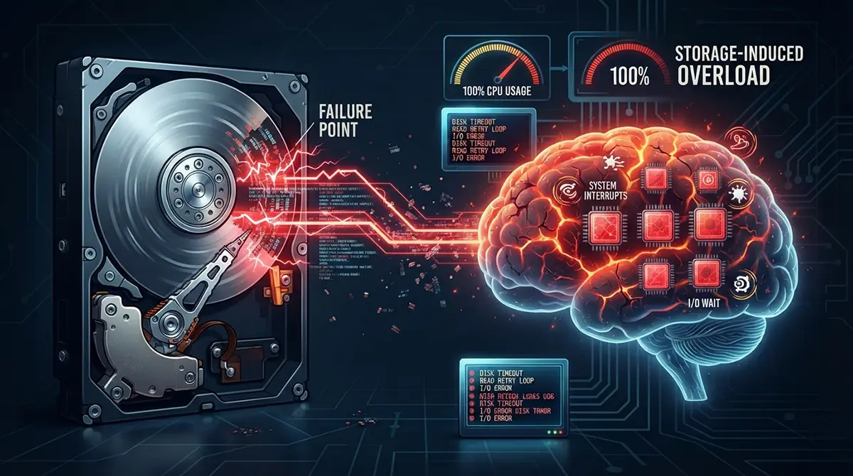 The Hidden Link Between Failing Hard Drives and High CPU Usage