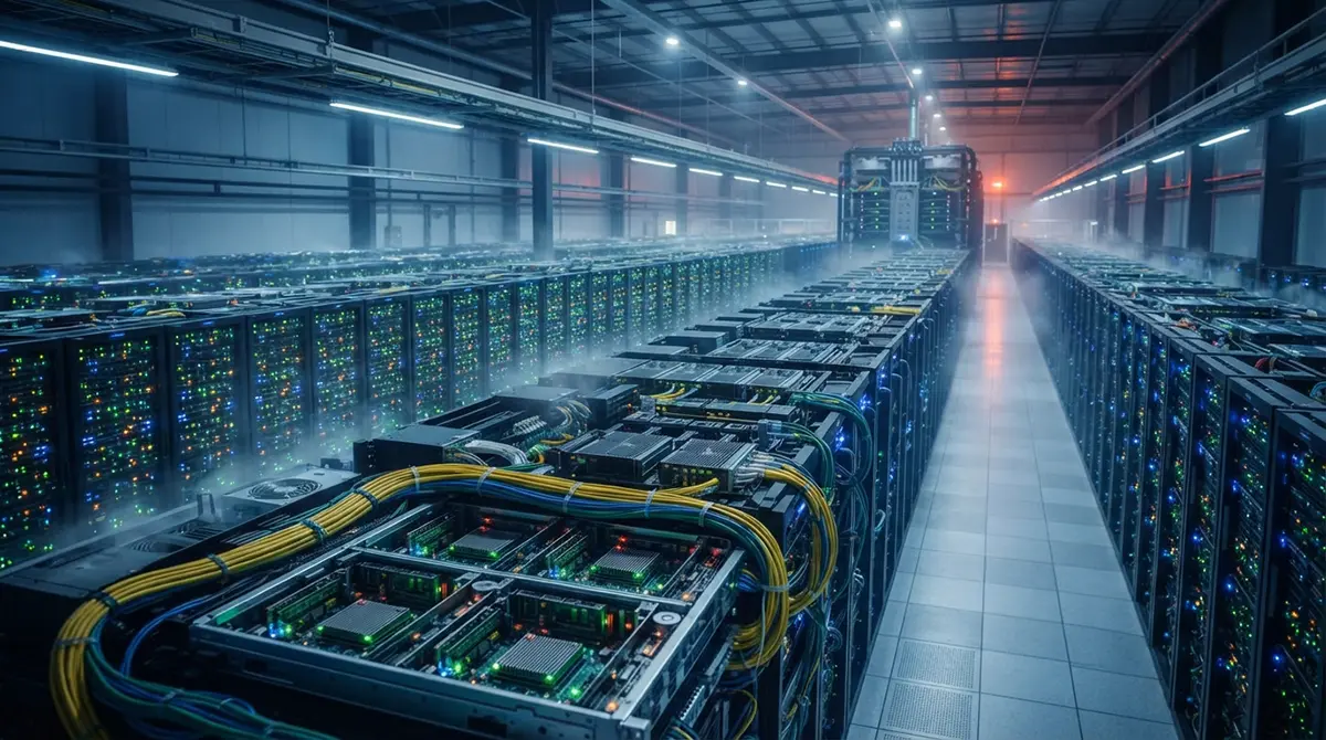 What does "compute" refer to in the context of generative artificial intelligence