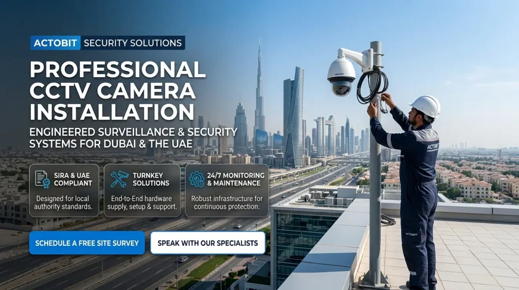 cctv camera installation dubai