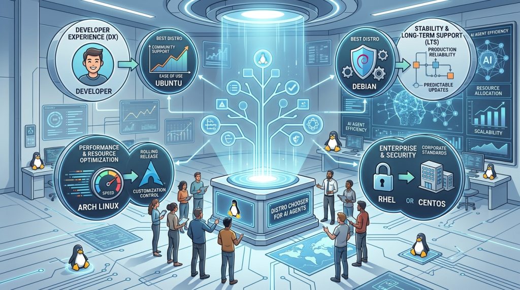 Choosing the Best Linux Distribution for AI Agents