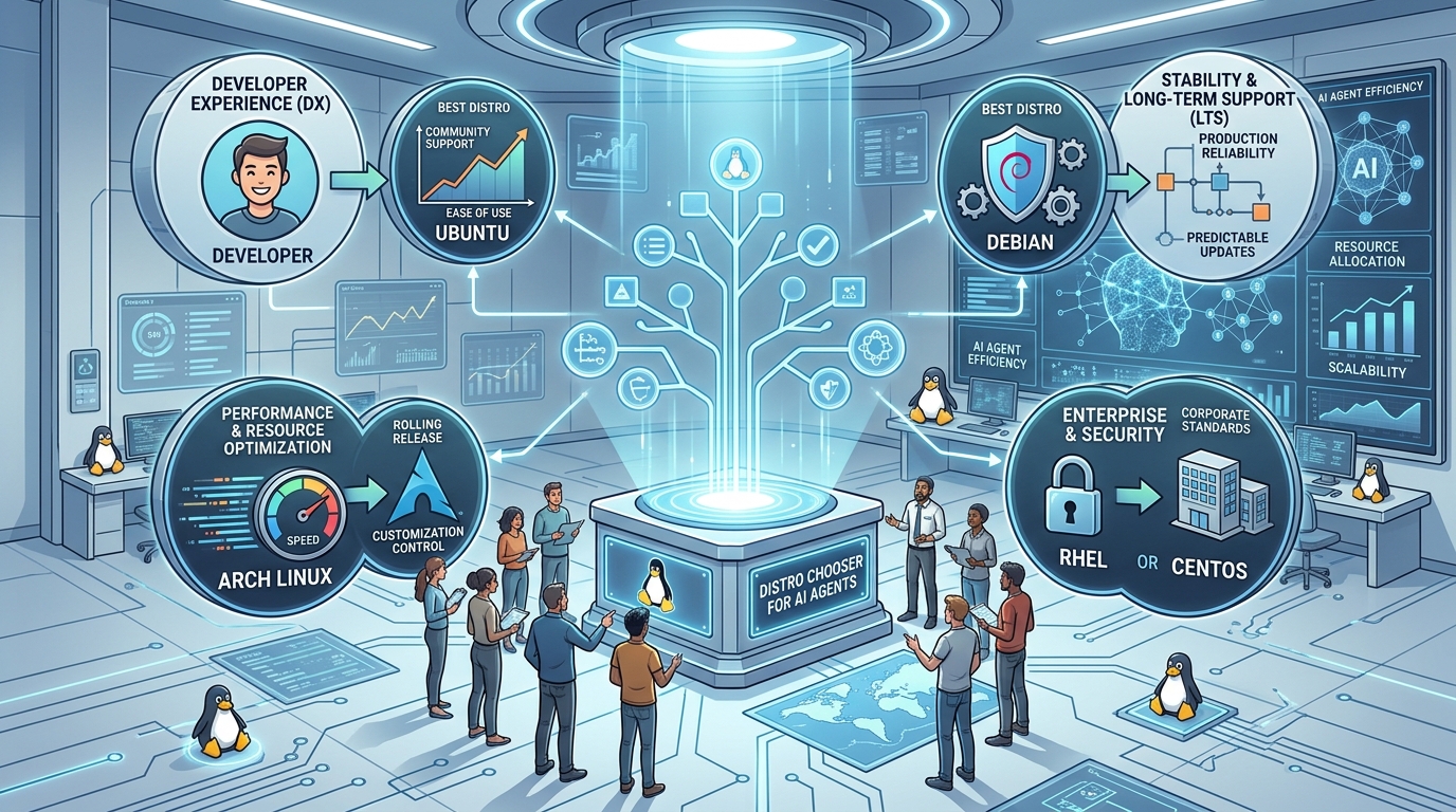 Choosing the Best Linux Distribution for AI Agents