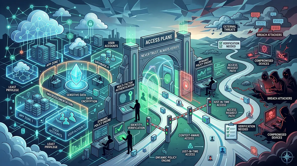Which security model assumes the worst case security scenario and protects resources accordingly?